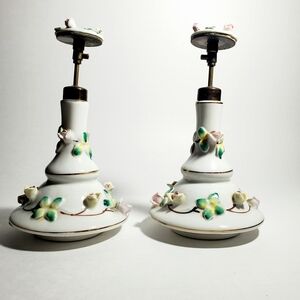 IRICE Vintage Porcelain Perfume Bottles Atomizer  (Set) Mid-Century 1950's